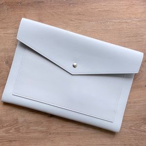 Glass Ladder & Co Megan Portfolio Clutch Gray